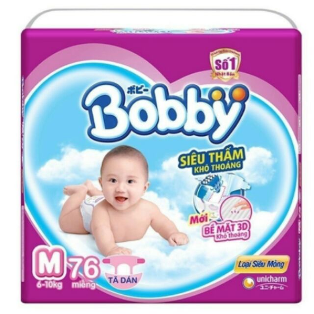 [HCM]Tả dán Bobby M76 miếng Mẫu Mới nhất