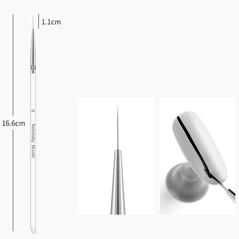 Set 3 Cọ Vẽ Trang Trí Móng Tay Nghệ Thuật Chuyên Nghiệp