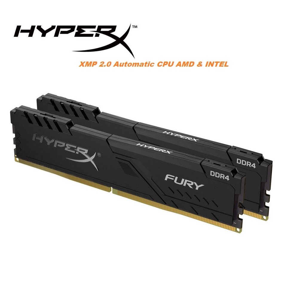 Ram HyperX Fury 16GB DDR4 3200MHz 2666MHz 2400MHz 2133MHz Dùng Cho PC Desktop - Mới BH 36 Tháng