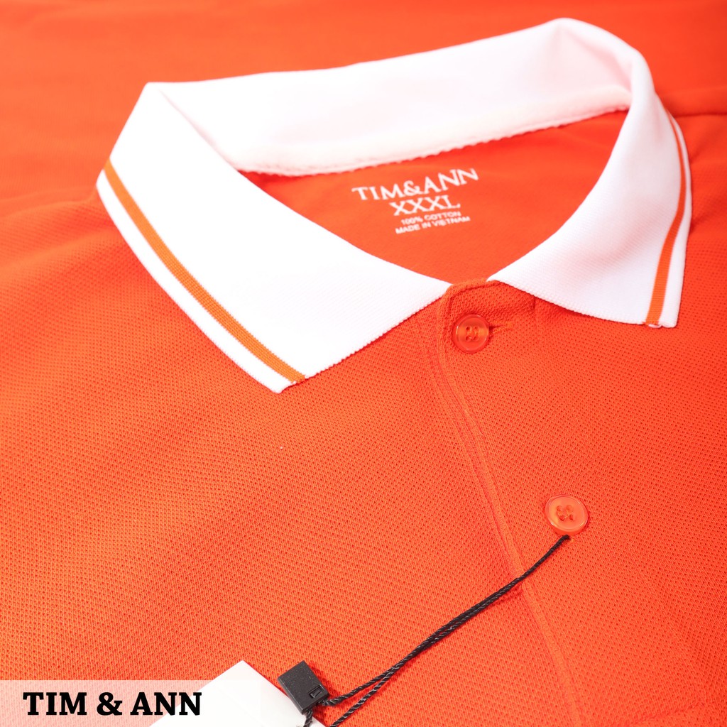 [ COTTON CAO CẤP + SIZE LỚN ] Áo Thun Polo Nam Tay Ngắn Phối Cổ Viền