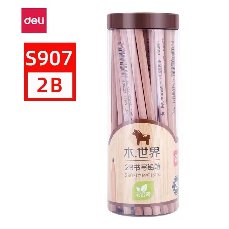 Bút chì lục giác Deli - loại 2B - 30 chiếc/hộp