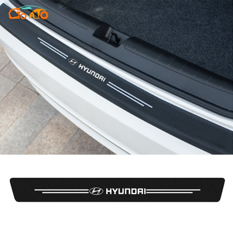 Nhãn Dán Bảo Vệ Cốp Sau Xe Hơi Chống Trầy Xước Cho Hyundai I10 Getz Starex Accent Elantra Atos Sonata Santa Fe Trajet Tucson I40 Ioniq Veloster