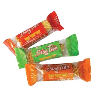 Bịch 10 Gói Bánh Đồng Tiền 💖FREESHIP💖 Bánh Quy Bơ Sữa Hiệu Đồng Tiền
