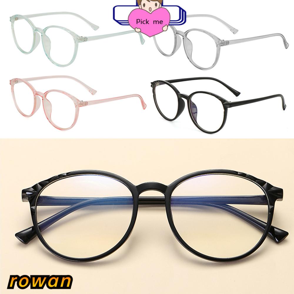 Mắt Kính Gọng Tròn Trong Suốt Siêu Nhẹ Chống Ánh Sáng Xanh Phong Cách Cổ Điển Thời Trang Cho Nam Và Nữ
