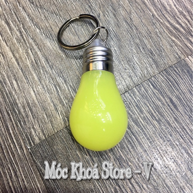 Móc Khoá Bóng Đèn (Vàng)