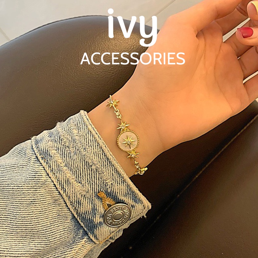 Vòng tay nữ, lắc tay nữ " Sunny Ring " trẻ trung sang trọng phong cách Vintage Ivy.acc T4
