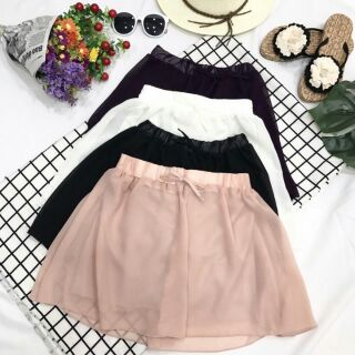 Váy voan lót có quần trong. Shop chụp thật bán. BAO ĐỔI TRẢ HÀNG nếu không giống hình