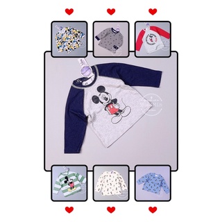 (1M-18M)ÁO TAY DÀI MICKEY- CAMBODIA XUẤT XỊN