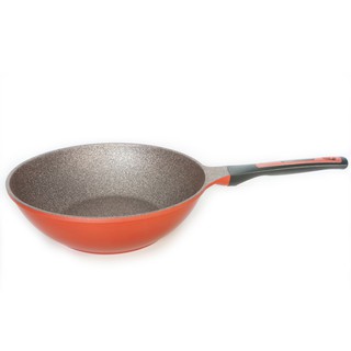 Chảo đá sâu lòng Queen Art 24cmx7.5cm- chống dính siêu bền, đáy từ. Nhập khẩu Hàn Quốc-QMK-24IB