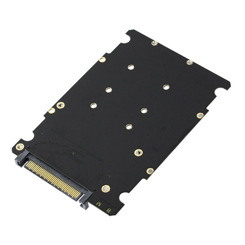 2 in 1 M.2 NVMe SATA U2PCB M.2 NVME SSD Key M Key B SSD to U.2 SFF-8639 Adapter PCIe M2 Converter Desktop Computer Parts