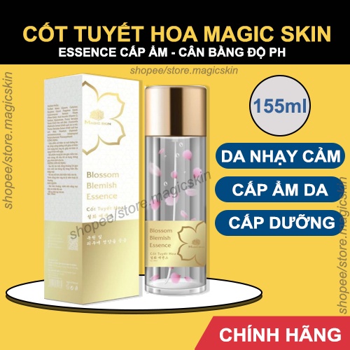 Cốt Tuyết Hoa Magic Skin 👍 Essence cấp ẩm Blossom Blemish Essence 👍 Chiết xuấ hoa anh đào ✔ CHÍNH HÃNG