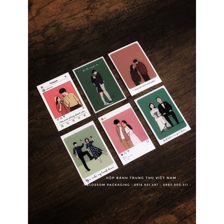 Set 20 thiệp Valentine đáng yêu