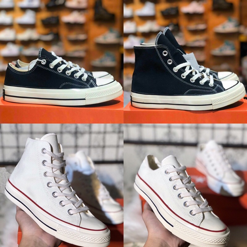 Giày thể thao! lót xanh 3 lớp, full bill box! Giày_converse