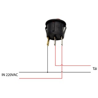 Công Tắc Tròn Có Đèn KCD1-105