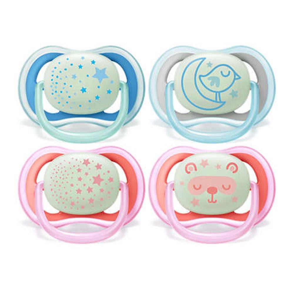 Ty ngậm Ultra Air phát sáng ban đêm cho bé 0-6 tháng