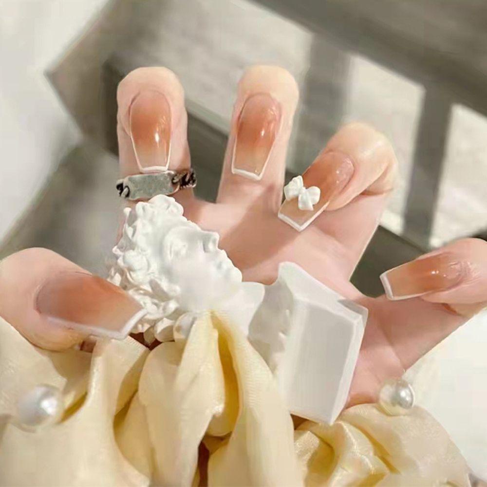 Bộ 24 Móng Tay Giả Múa Ba Lê Lấp Lánh