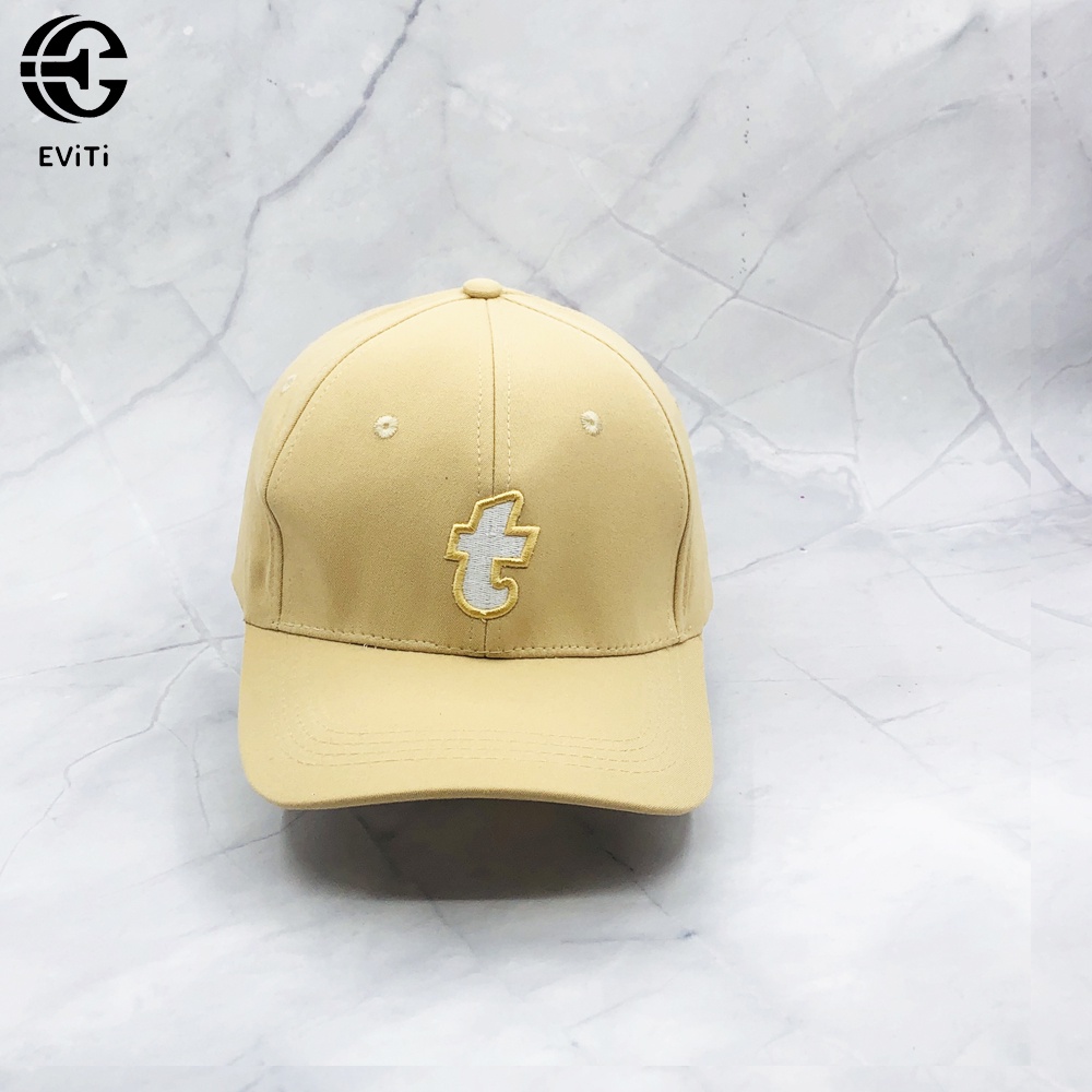 Nón kết -  Mũ lưỡi trai unisex thêu chữ t sắc nét tỉ mỉ ,màu sắc đơn giản phù hợp với mọi lứa tuổi
