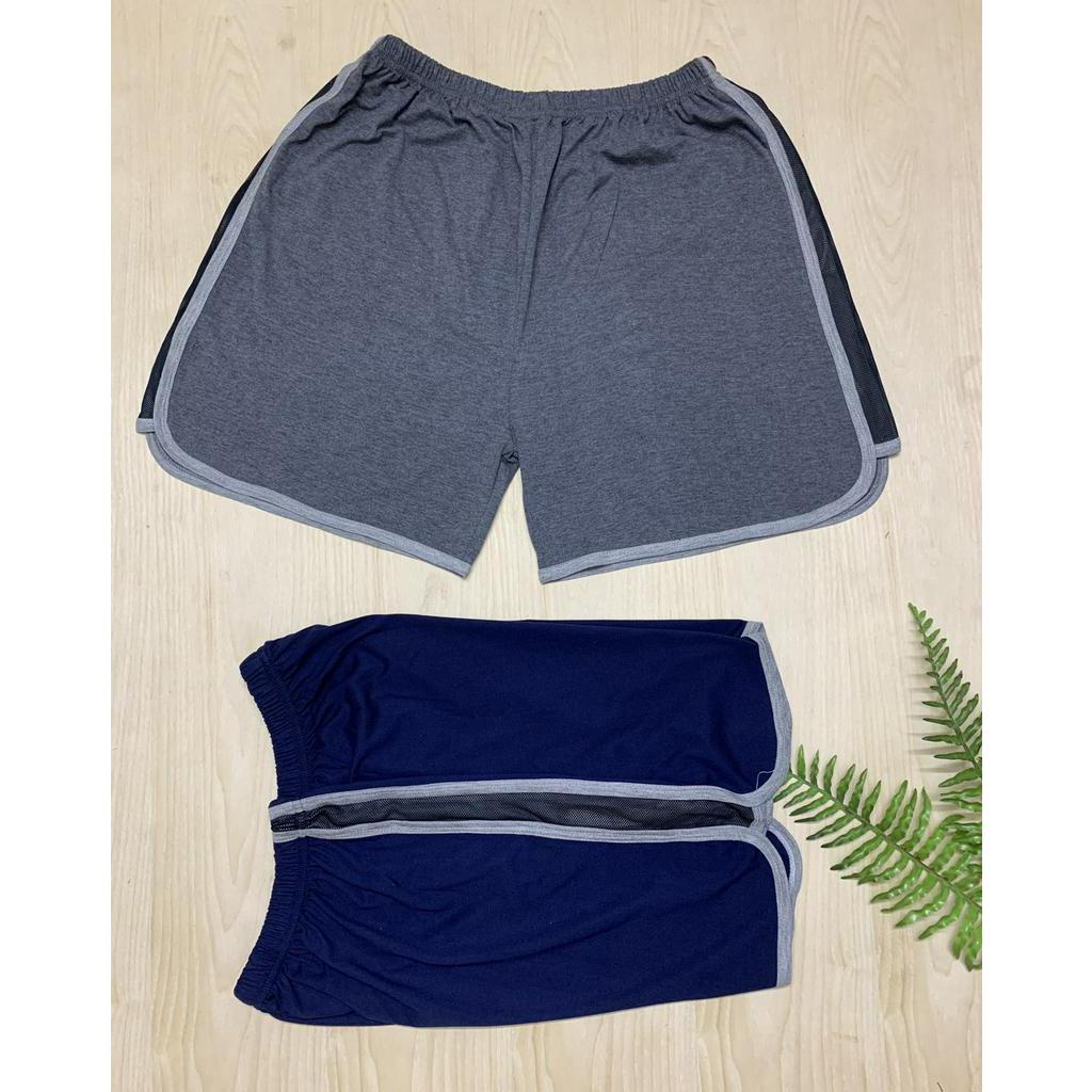 (QSM2) Quần Đùi Nam Cotton Hai Bên Phối Lưới - Quần Đùi Mặc Ngủ Nam Cotton Năng Động Thoáng Mát