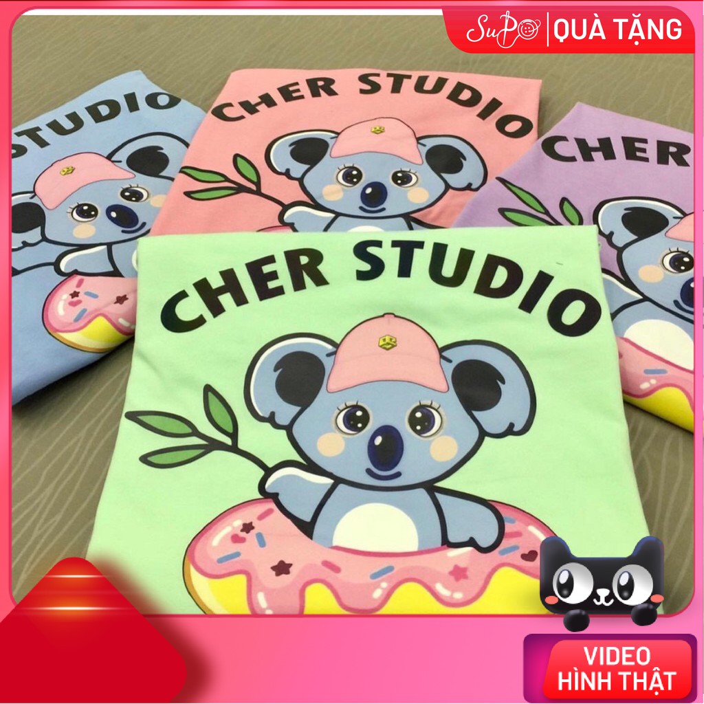 Áo thun form rộng tay lỡ - CHER STUDIO - (ẢNH CHỤP THẬT 100%) - [ Supo Shop ] - Style Unisex [ FREESIZE 75KG ]