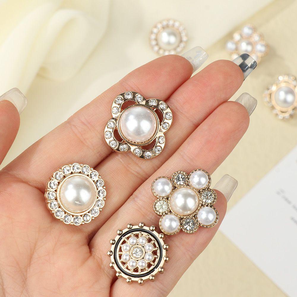 JONYE Set 10 Nút Áo Len 21mm Không Đường May