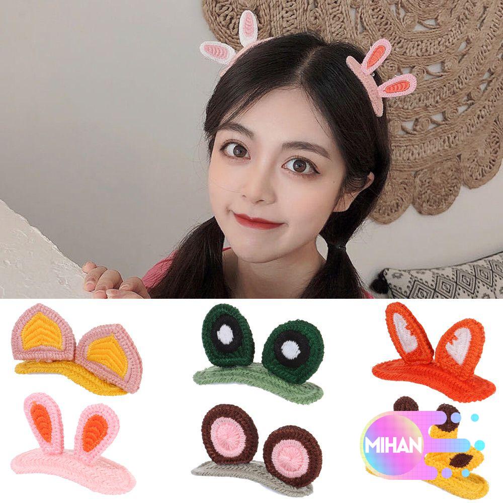 Kẹp tóc phối tai động vật hoạt hình ba chiều dễ thương dành cho nữ