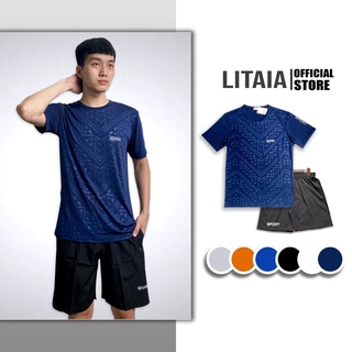 Bộ thể thao nam mùa hè thun lạnh co giãn 4 chiều mặc nhà BTT1