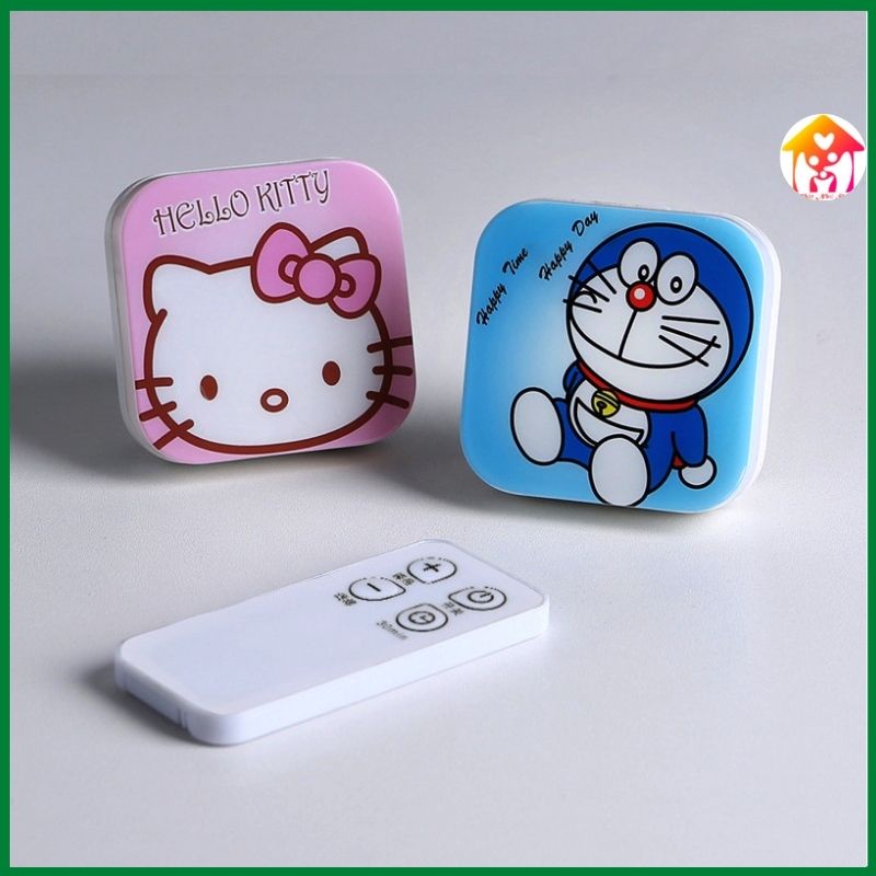 Đèn ngủ LED mèo hello kitty điều khiển ánh sáng từ xa Bogou 902 siêu đẹp