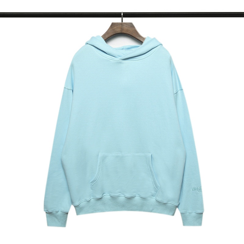 ✴Essentials Áo Khoác Cotton Kaki Tay Dài Có Mũ Trùm Đầu FG Màu Trắng Đen Hồng Xanh Dương FEAR OF GOD Cho Nam Và Nữ