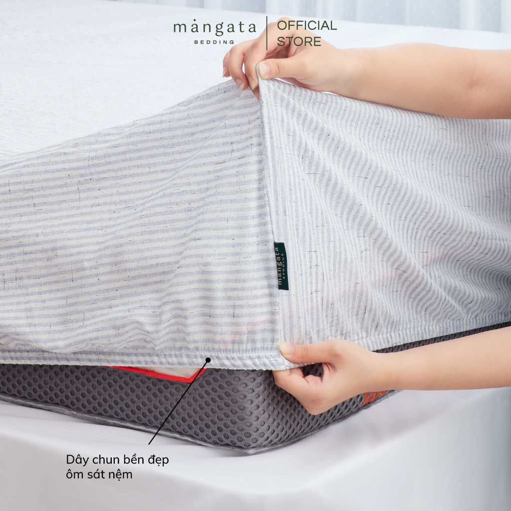 Bộ chăn ga gối lụa Modal Hàn Quốc size 1m6x2m nhiều họa tiết Mangata Bedding cao cấp mềm mịn mát êm ái