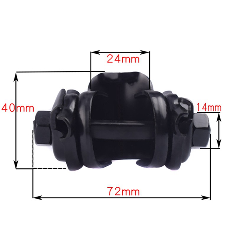 Bike Seatpost Clamp Bicycle Seat Adapter for MTB Road Folding Bike for Standard Rail-Type Bicycle Saddle