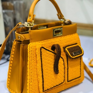 Set phụ kiện làm túi fendi phối da