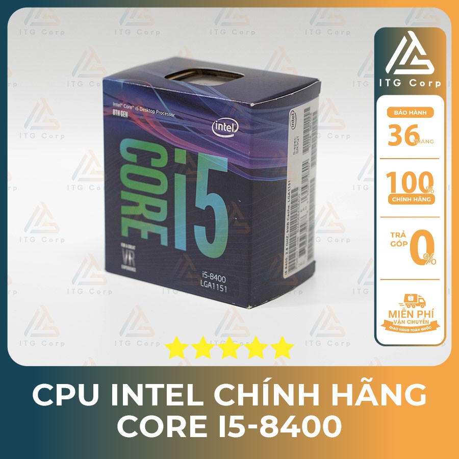 CPU INTEL CORE I5 8400 TRAY/Scket LGA 1151