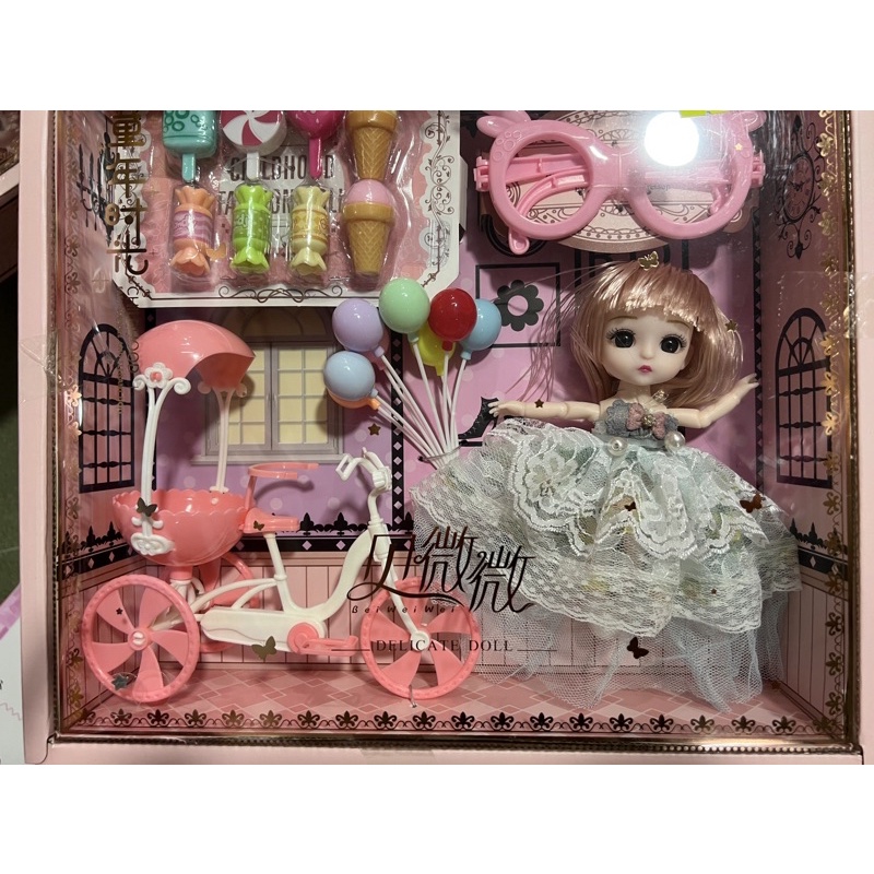 Búp bê khớp 16cm kèm nhiều phụ kiện