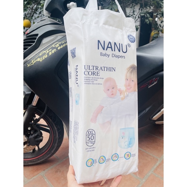 Combo bỉm quần Nanu 50 miếng M.L.Xl.Xxl