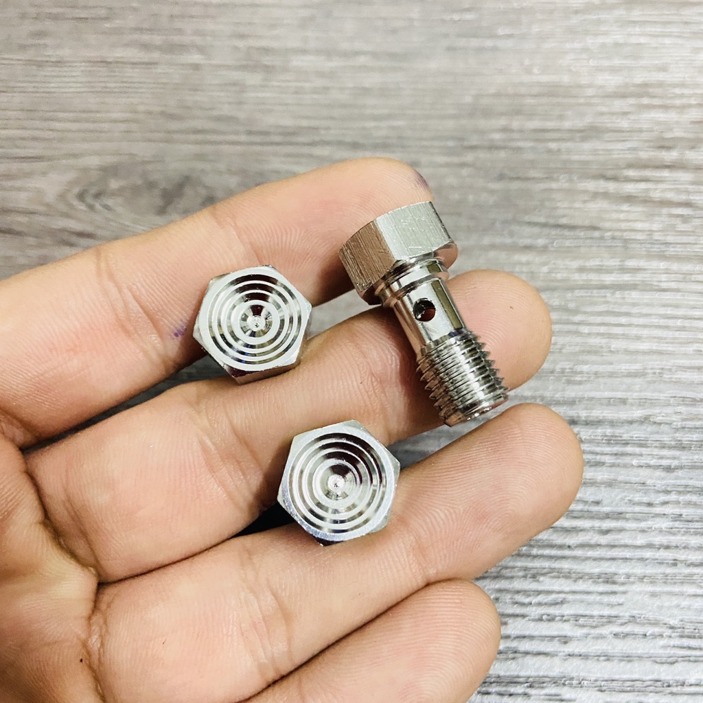 Ốc dây dầu INOX răng thưa, răng nhuyễn sử dụng cho heo zin NISSIN, heo đồ chơi BREM