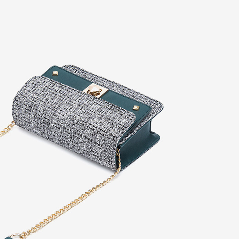 Túi Đeo Chéo Dây Xích Thời Trang Đơn Giản Dễ Phối Đồ Cho Nữ