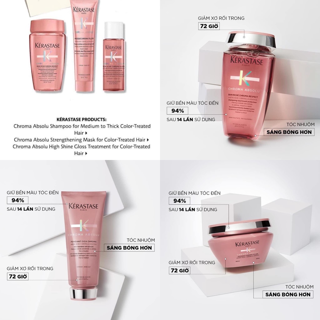 Mặt Nạ Cấp Ẩm Kerastase Chroma Absolu Masque Chroma Filler Mini 30ml - Sample 15ml