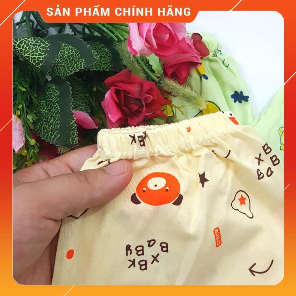 Quần Đùi Sơ Sinh In Hình Gấu Cho Bé Dưới 7kg