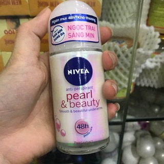 Lăn khử mùi Nivea Pearl & Beauty Ngọc trai chai 25ml, 50ml