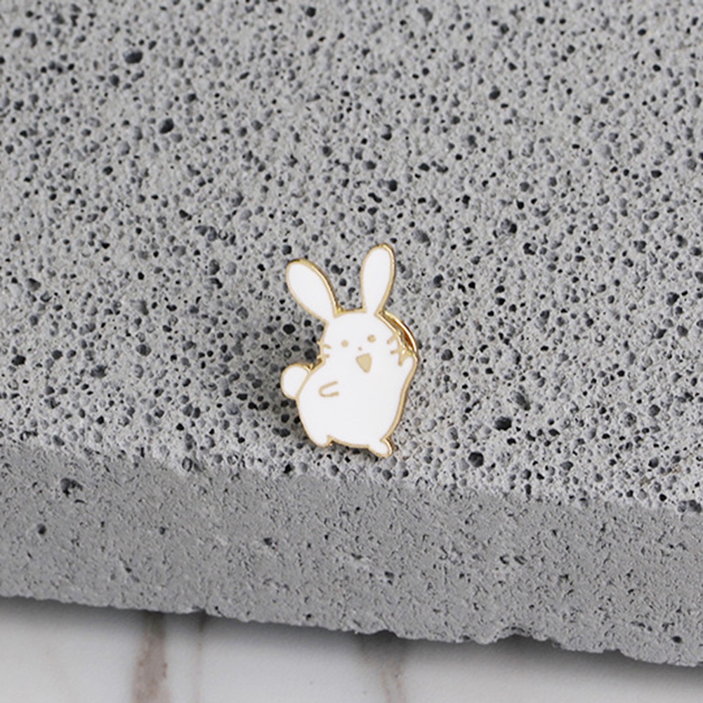 YOML✔Cute Women Cartoon Rabbit Brooch Pin Enamel Denim Backpack Badge Jewelry Gift