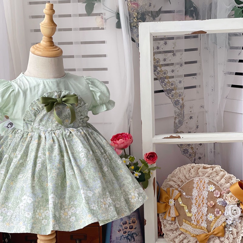 KICABABY antique doll dress dress dress dress vtg retro short cute Lolita cute princess dress short sleeve summer sWPr