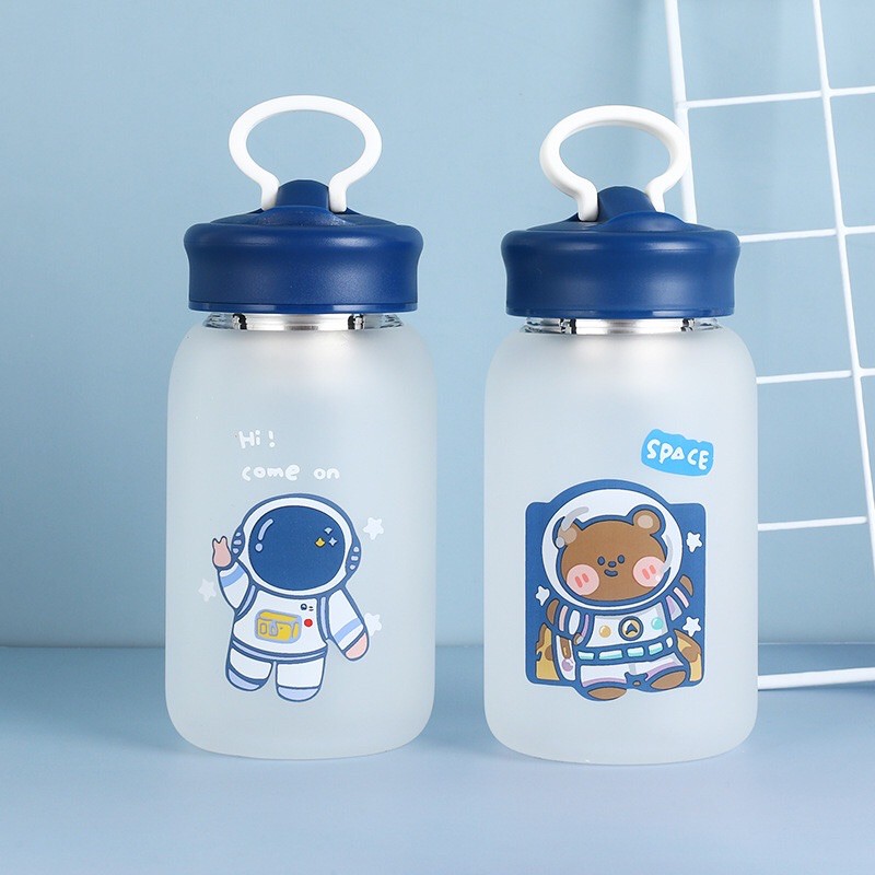 Bình Thuỷ Tinh Nhám Kèm Túi Chống Sốc Và Lọc Trà | BigBuy360 - bigbuy360.vn