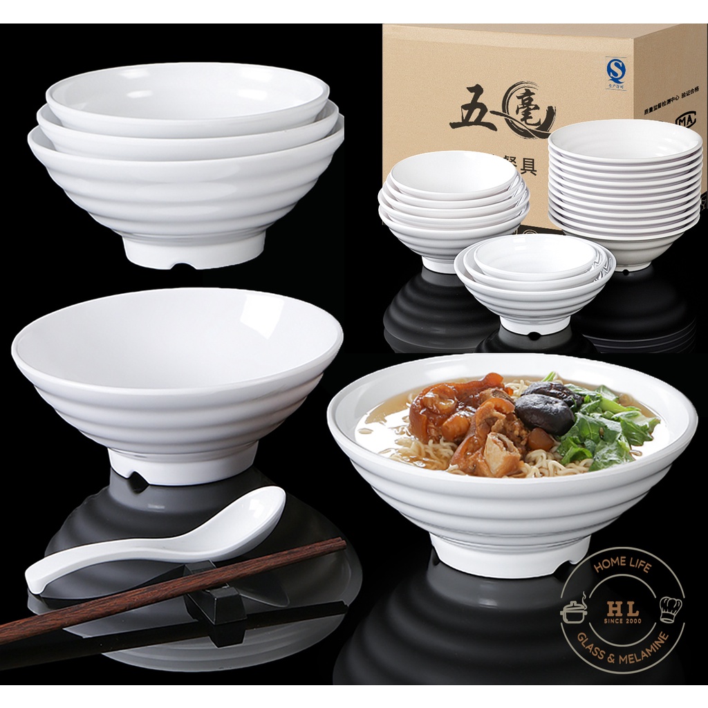 Tô Phở - Bún - Hủ Tiếu - Chè....Chất liệu Melamine A5 Trắng Ngọc | BÁT TÔ PHÍP TRẮNG SỨ CAO CẤP SIÊU BỀN CHỊU NHIỆT