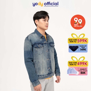 Áo khoác jean nam Yody đầy khỏe khoắn AKM3029