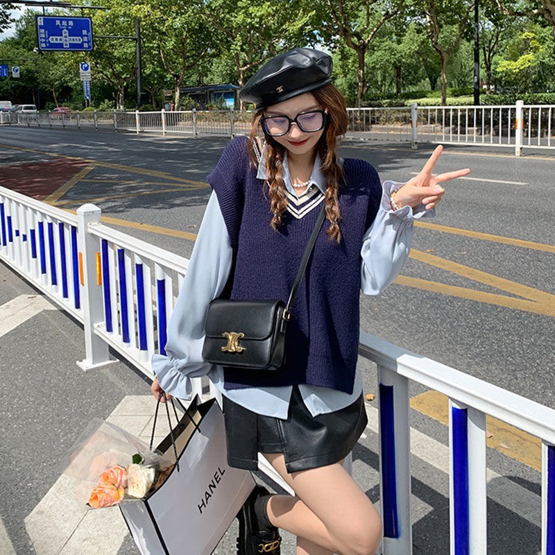 [ CÓ SẴN ] Áo gile (ghi lê) len nữ hàn quốc dáng dài phong cách hàn quốc hoạ tiết ngựa vằn - tiemmaimeo1987 | BigBuy360 - bigbuy360.vn