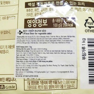 1KG Bột Chiên Bánh Xèo Hàn Quốc