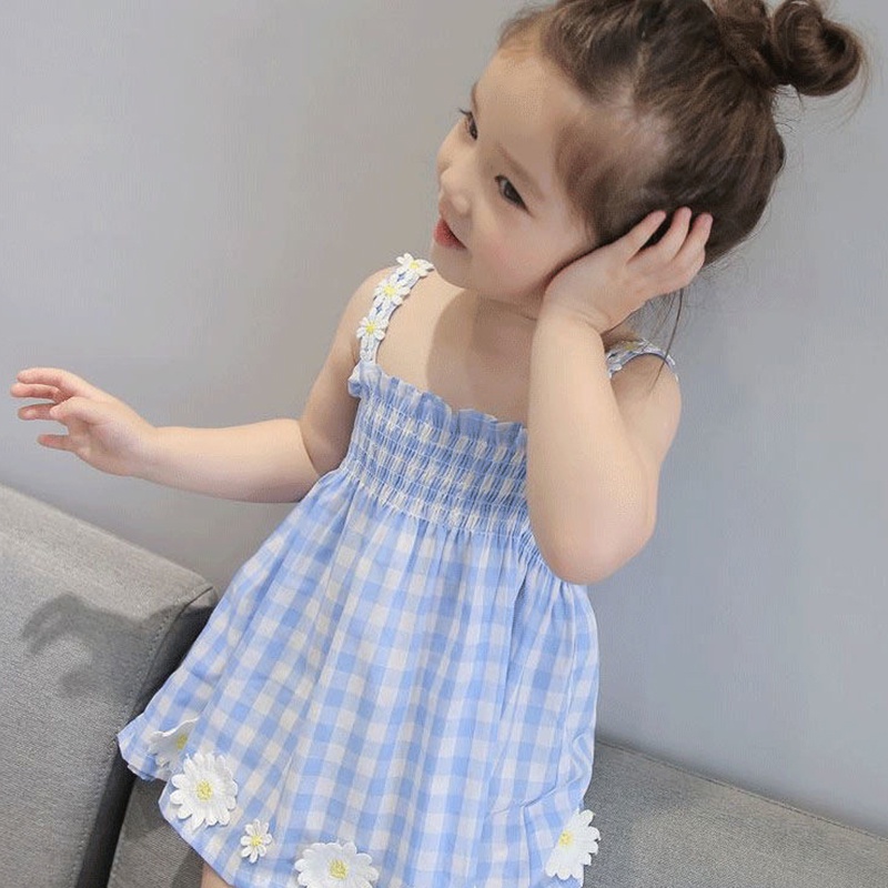 Đầm Công Chúa Thắt Nơ Cho Bé Gái AKKU