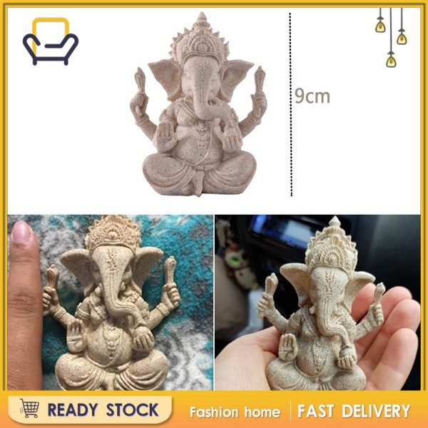 Nhà thời trang Tượng voi Phật Điêu khắc Tượng đá sa thạch Trang trí sân vườn