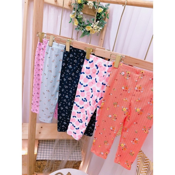 Quần thông hơi dài hoạ tiết màu 1-7