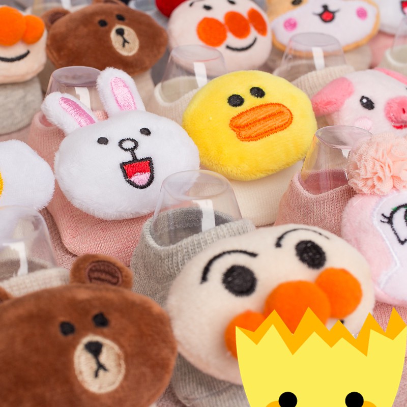 Vớ Cotton Hoạt Hình Xinh Xắn Dành Cho Bé